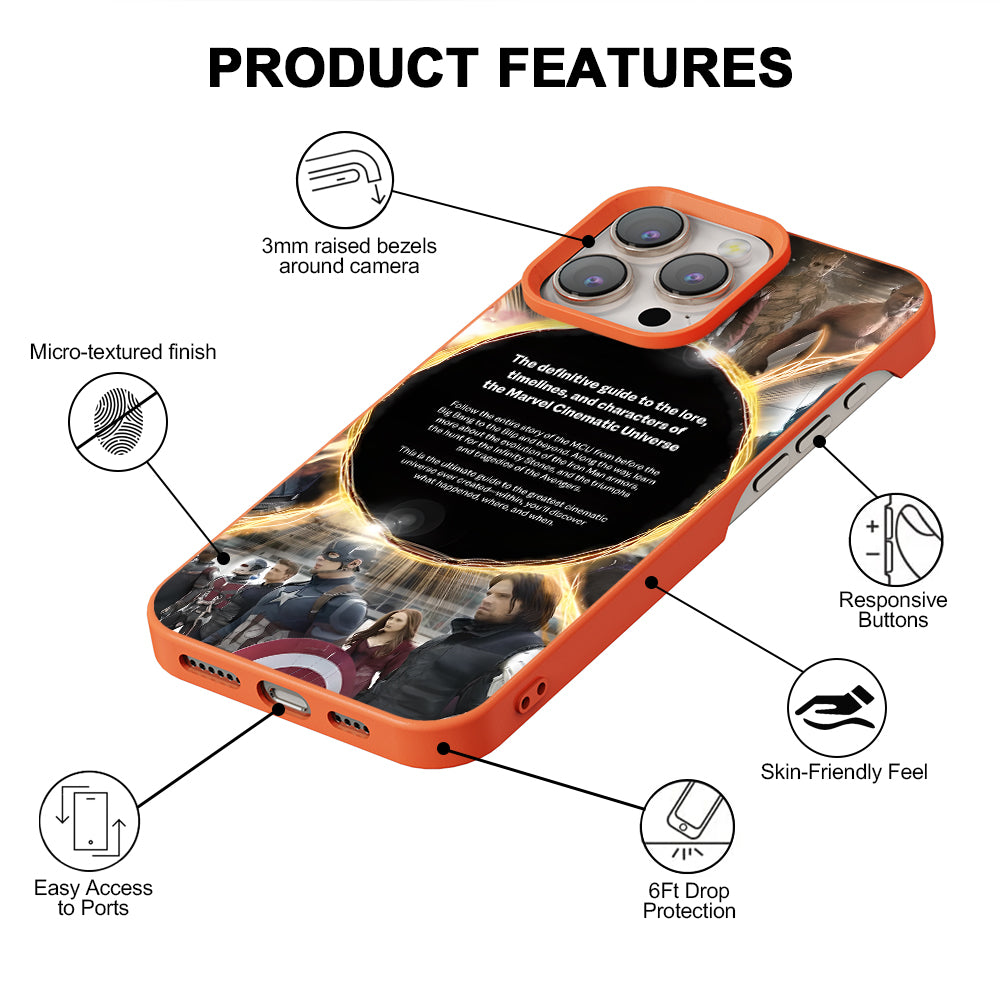 Marvel Universe TPU IPhone Case Micro Textured Finish For iPhone 16 Pro Max