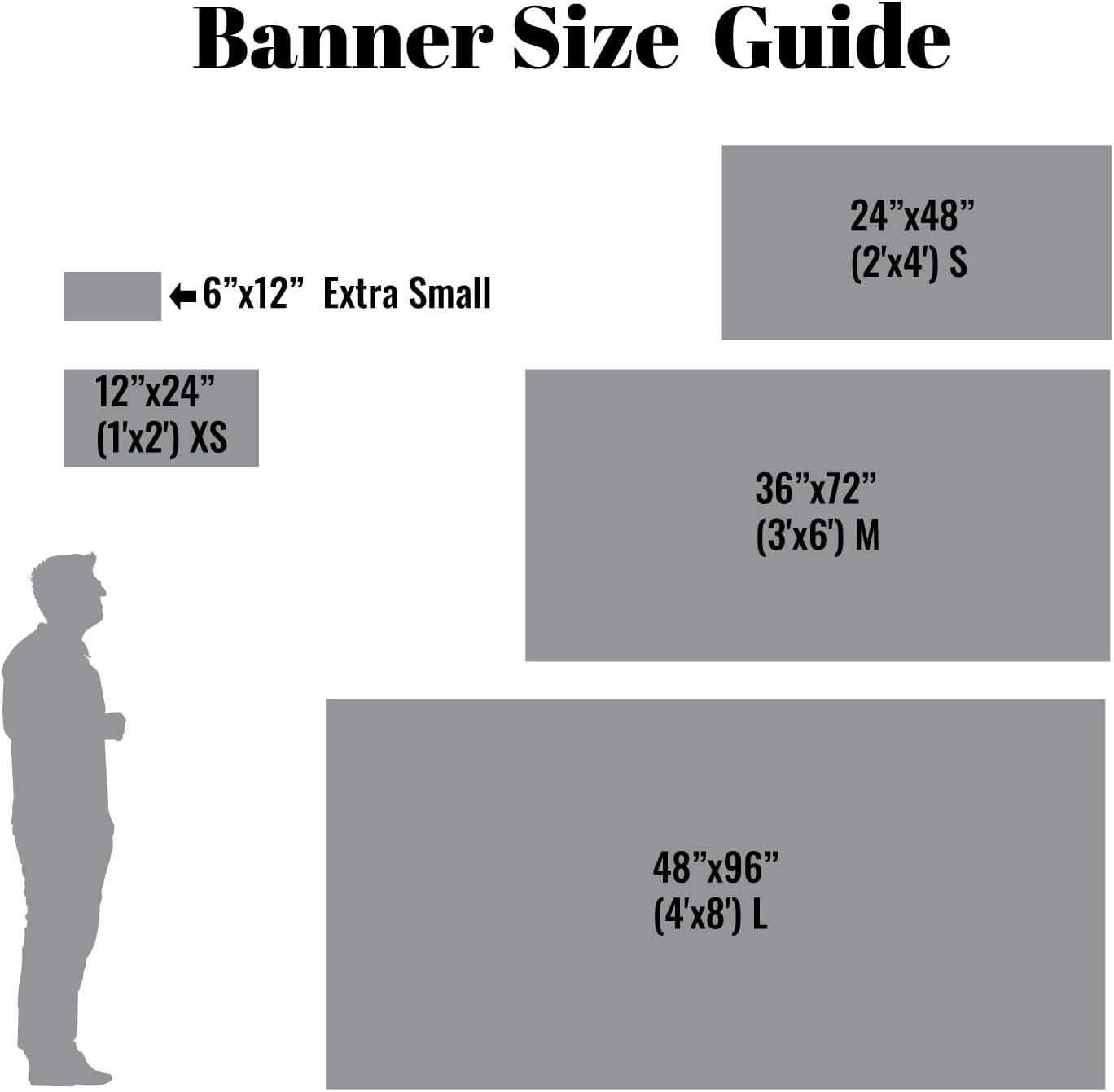 TIGERSPOD Personalized Custom Vinyl Banner Printing Indoor or Outdoor use Printed Business Event Birthday Party Large Custom Vinyl Banner for Party Decoration