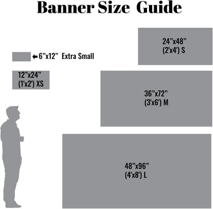 TIGERSPOD Personalized Custom Vinyl Banner Printing Indoor or Outdoor use Printed Business Event Birthday Party Large Custom Vinyl Banner for Party Decoration