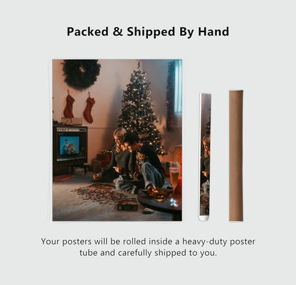 TIGERSPOD Unframed Custom Poster Prints, Upload Your Images/Photos, Personalized Pictures Customized Poster Printing (12L x 16W)