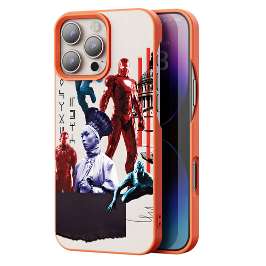 Marvel Universe TPU IPhone Case Easy Access To Ports For iPhone 16 Pro Max